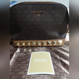 MICHAEL KORS Jet Set charm Handbag-Brown NWT